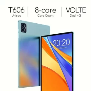 Tablet Teclast M50 de 10.1" / 6 GB + 128 GB / Android 14 / 2 ranuras SIM / Cámara de 13 MP - Con protector de pantalla y funda tipo libro
