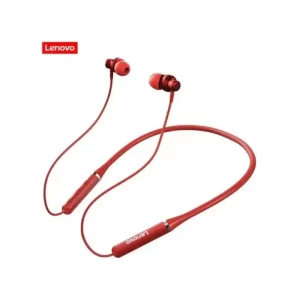 Auriculares inalámbricos Lenovo XE05 con Bluetooth 5.0, banda magnética para el cuello, resistentes al agua, color rojo